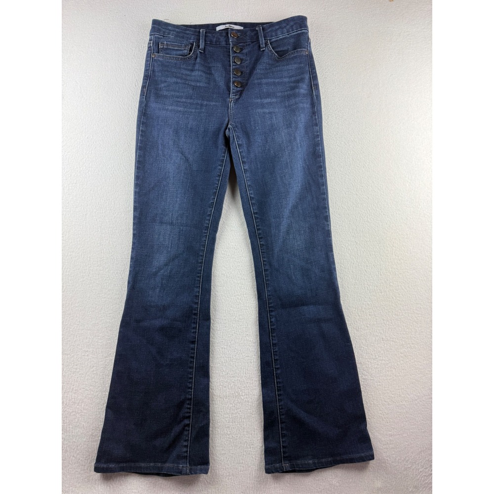 Sam Edelman The Stiletto Boot High Rise Bootcut Jeans  Button Fly 30x27.5